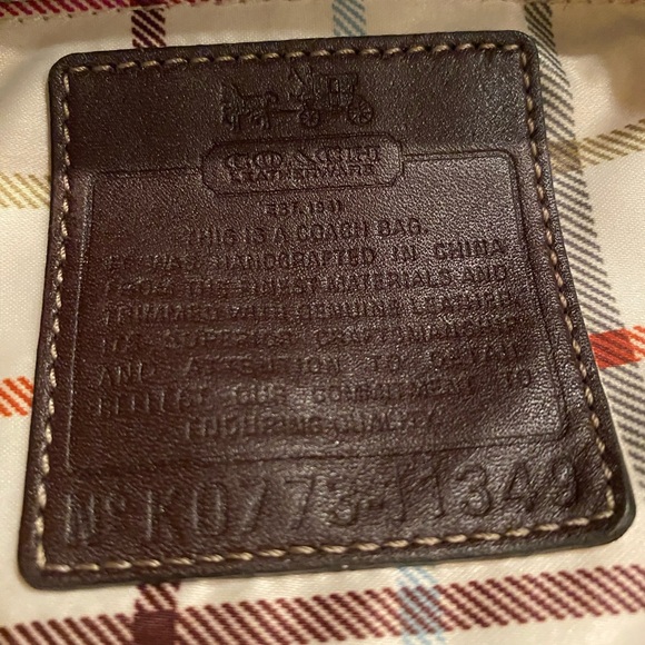 Coach Signature Pink Beige Heritage Stripe F11349 Tote Shoulder Bag - Picture 7 of 16